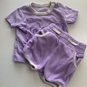 Disney Purple Pajama Set for Kids